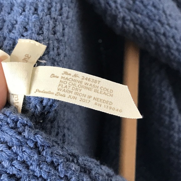 Matilda Jane Size‎ S Envision This Cardigan Drape Neck Open Wrap Blue Pockets - Picture 10 of 10